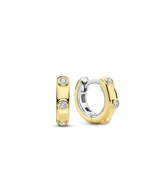 TI SENTO - Milano Earrings Silver gold plated 7953ZY