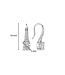 TI SENTO - Milano Earrings Silver platinum plated 7948ZI