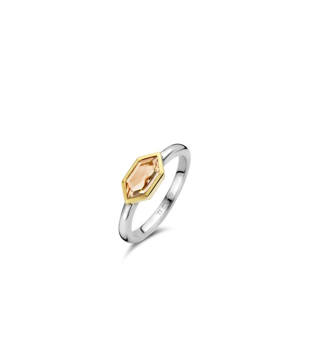 TI SENTO - Milano Ring Silver gold plated 12312NU