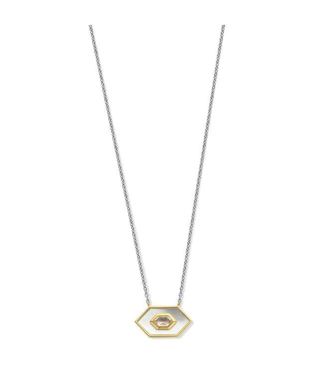 TI SENTO - Milano Collier Zilver gold plated 34039MW