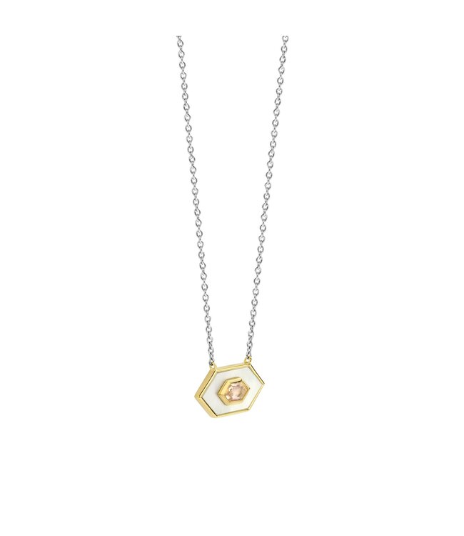 TI SENTO - Milano Necklace Silver gold plated 34039MW