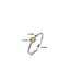 TI SENTO - Milano Ring Zilver gold plated 12306ZY