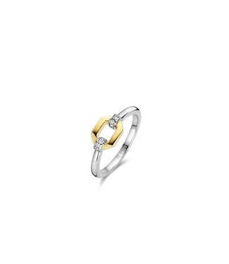 TI SENTO - Milano Ring Zilver gold plated 12300ZY