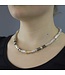 Jeh Jewels Necklace silver oxy +Goldfilled 45cm