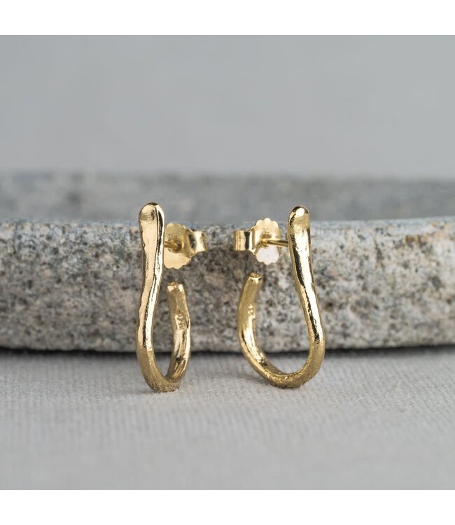 Jeh Jewels Ohrring Huf vergoldet