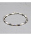 Jeh Jewels Armband Silber weiß und oxy + Goldfilled 18cm