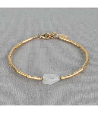 Jeh Jewels Armband LIMITED Goldfilled + Mondstein