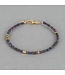 Jeh Jewels Bracelet sapphire + crea Goldfilled