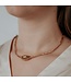 Jeh Jewels Necklace LIMITED Goldfilled tubes + Gold Rutile Quartz