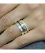 Jeh Jewels Ring zilver + Goldfilled 19967