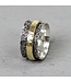 Jeh Jewels Ring zilver + Goldfilled 19970