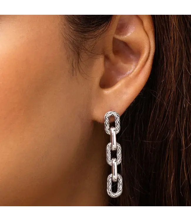 Buddha to Buddha Buddha to Buddha Katja Link Earhanger Silver Single Piece