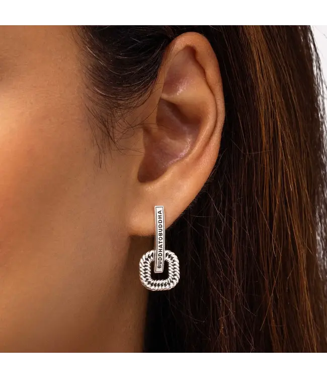 Buddha to Buddha Buddha to Buddha Chain Logo Earhanger Single Piece