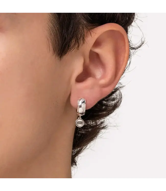 Buddha to Buddha Buddha to Buddha Batul Earhoop Silver Single Piece