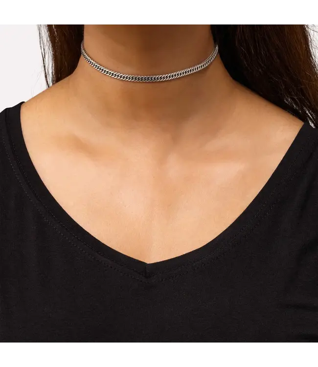 Buddha to Buddha Exclusive Esther mini Choker Silver 925 Sterling Silver – Free Engraving