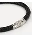 Armband Ellen Leer Zwart