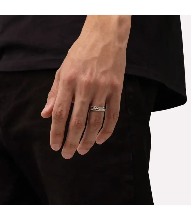 Buddha to Buddha Exklusives Nurul XS Ring Silber aus 925er Sterlingsilber – Gratis Gravur