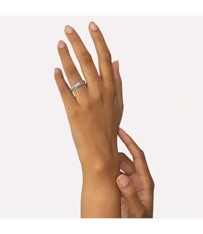 Buddha to Buddha Exklusives Nurul XS Ring Silber aus 925er Sterlingsilber – Gratis Gravur