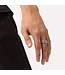 Ring Nathalie Small Textuur Nathalie Zilver | Juwelier De