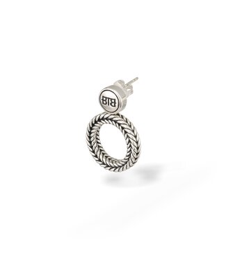 Buddha to Buddha Barbara Round Ohrring Silber Single Piece