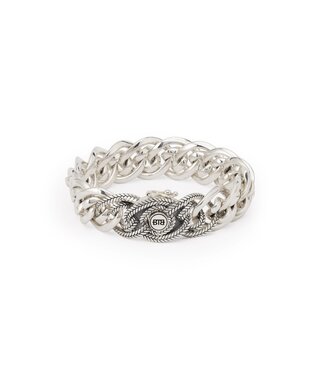 Buddha to Buddha Nathalie Small Texture Bracelet Silver