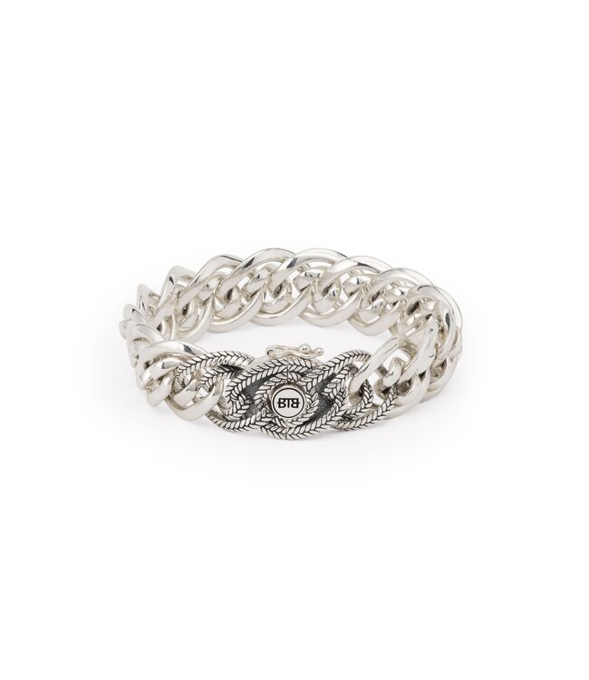 Buddha to Buddha Nathalie Small Texture Bracelet Silver