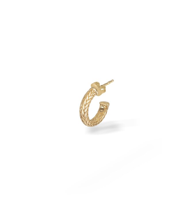 Buddha to Buddha Oorbellen Ellen XS Creole Goud YG 14kt