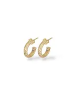 Buddha to Buddha Ellen XS Earhoop Gold Earrings YG 14kt