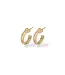 Buddha to Buddha Ellen XS Creole Gold Earrings Yellow Gold 14kt