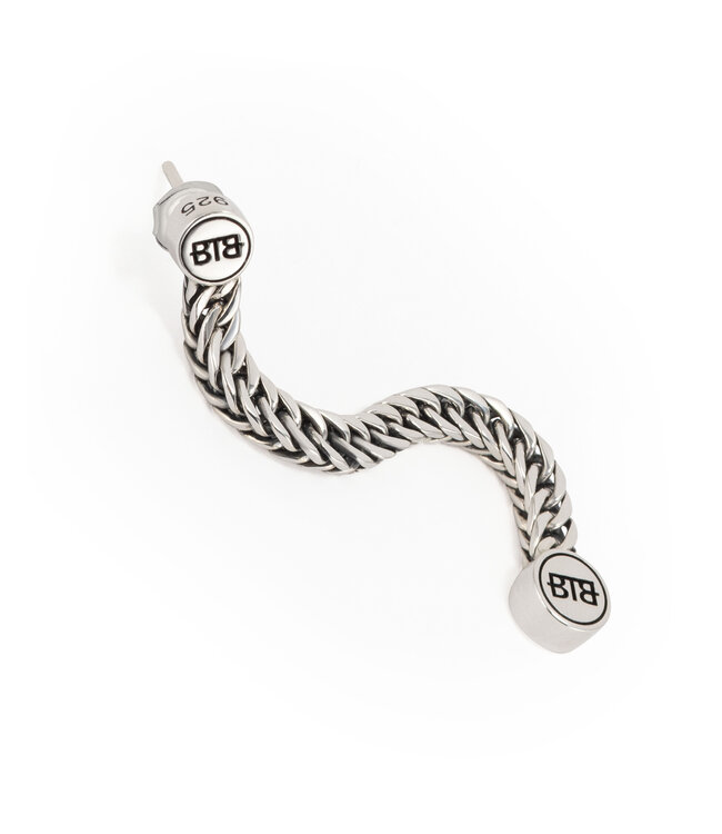 Buddha to Buddha Exklusives Esther Mini Oorhanger Silber Per Stuk aus 925er Sterlingsilber – Gratis Gravur