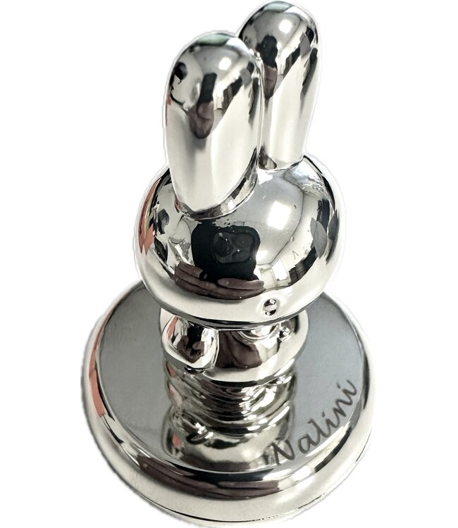 Zilverstad Miffy Zahnbürstenbox, silberfarben - Gratis-Gravur