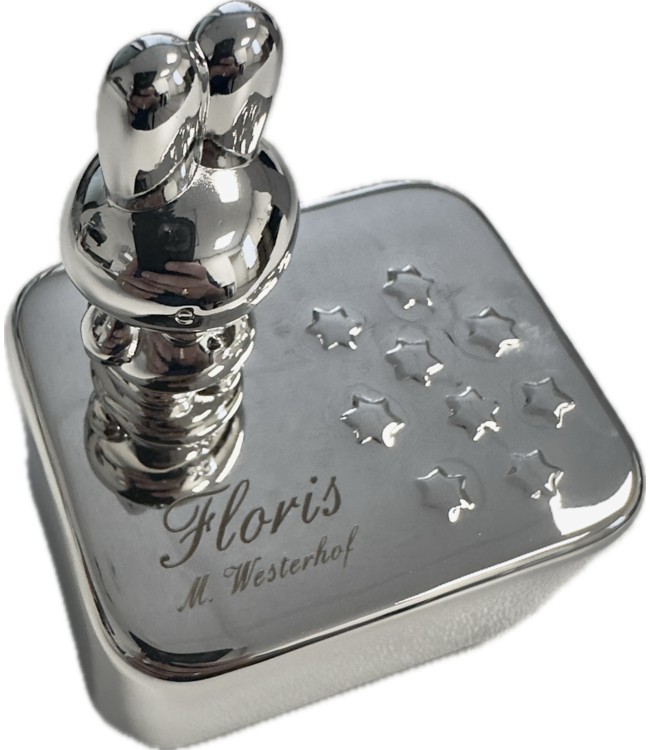 Zilverstad Free engraving Music box miffy, silver plated