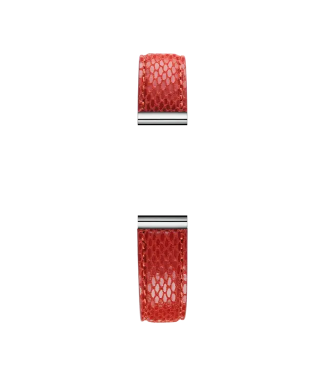 Herbelin Horlogeband Antares Grain Viper Salmon