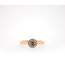 W. de Vaal Ring 18 karaat Licht rosegoud met Grey diamant 0.20