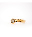 W. de Vaal Ring 18 karaat Licht rosegoud met Brown diamant 0.51