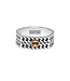 Buddha to Buddha Esther Dubbel Mini Limited Ring Zilver & Goud 14kt