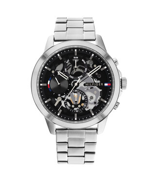 Tommy Hilfiger TH1710477 Horloge Heren Staal Zilverkleurig 44mm