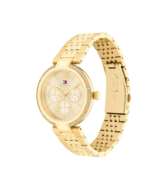 Tommy Hilfiger Sophia Dames horloge 36mm Staal gp