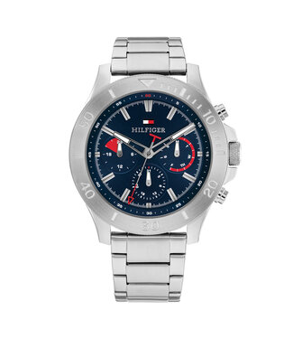 Tommy Hilfiger Bryan Heren 46mm Staal Staal