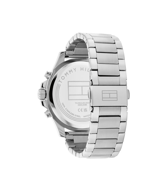Tommy Hilfiger Bryan Heren 46mm Staal Staal