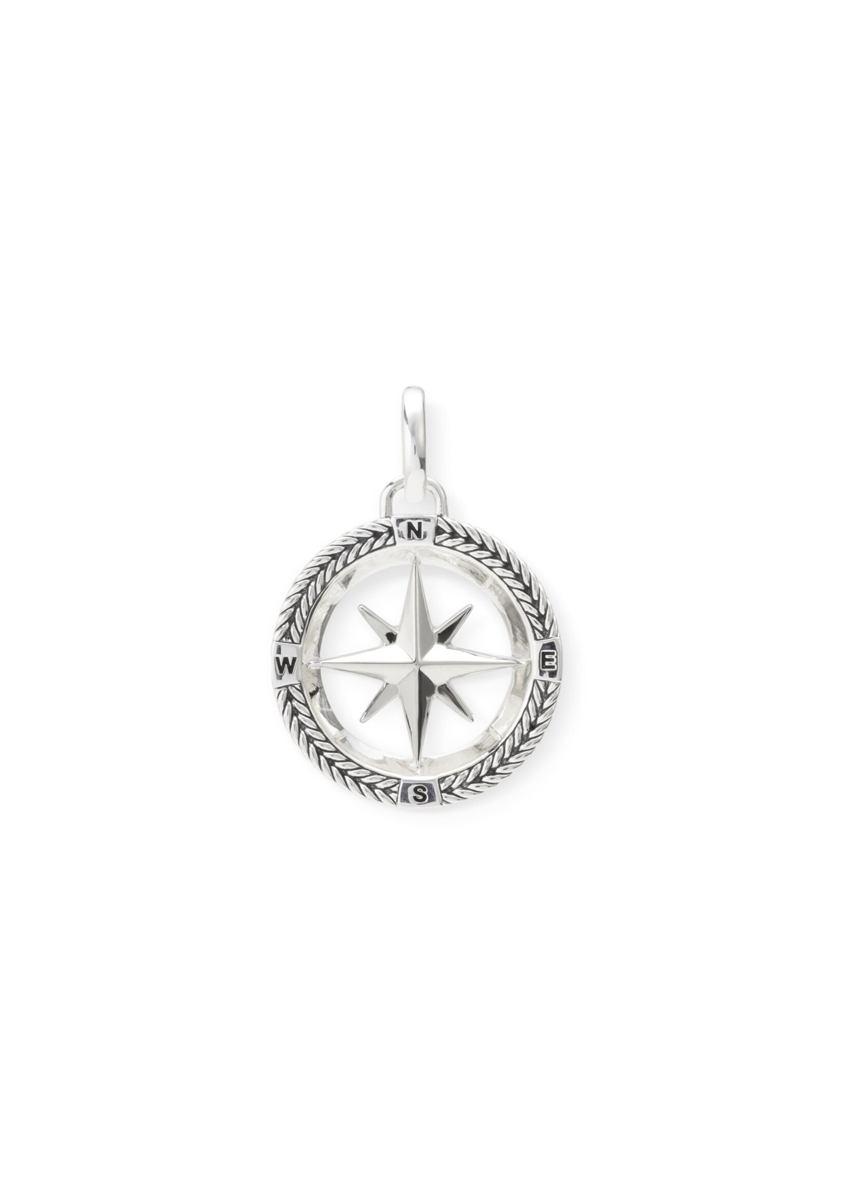 Buddha to Buddha Buddha to Buddha Barbara Compass Anhänger Silber
