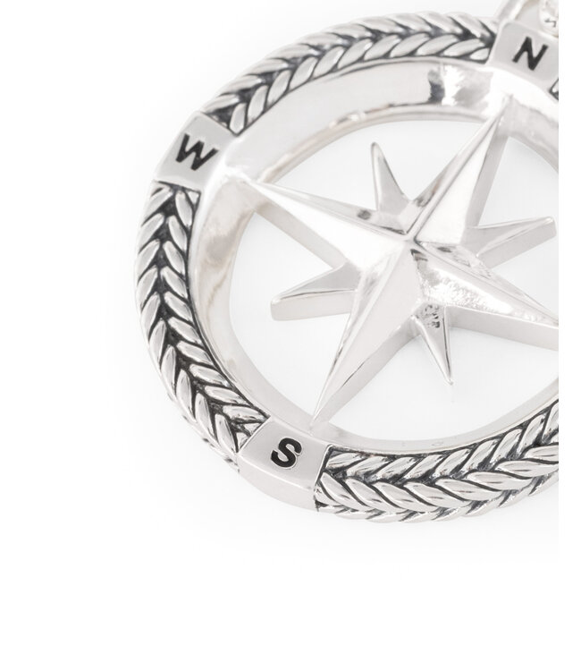 Buddha to Buddha Barbara Compass Pendant Silver