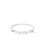 Buddha to Buddha Exclusieve Chain XS Cord Bracelet Silver Grey van 925 Sterling Zilver – Gratis Gravure