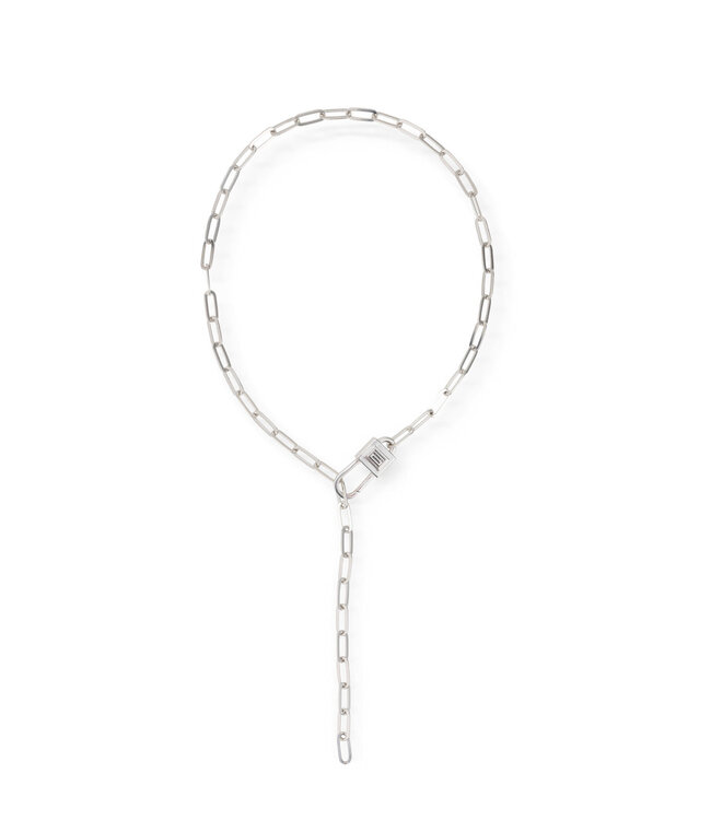 Buddha to Buddha Buddha to Buddha Chainlink Schloss Kette Silber