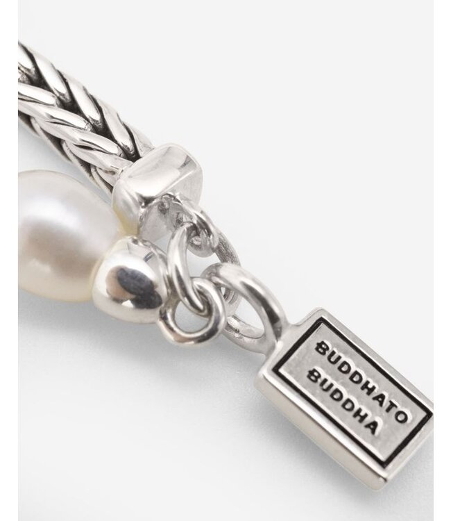 Barbara Mini Parel Armband Zilver