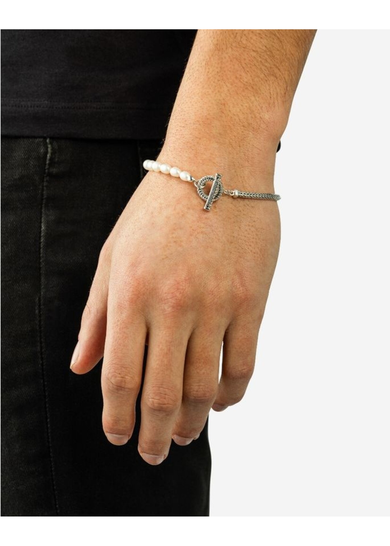 Buddha to Buddha Buddha to Buddha Barbara Mini Perle Armband Silber