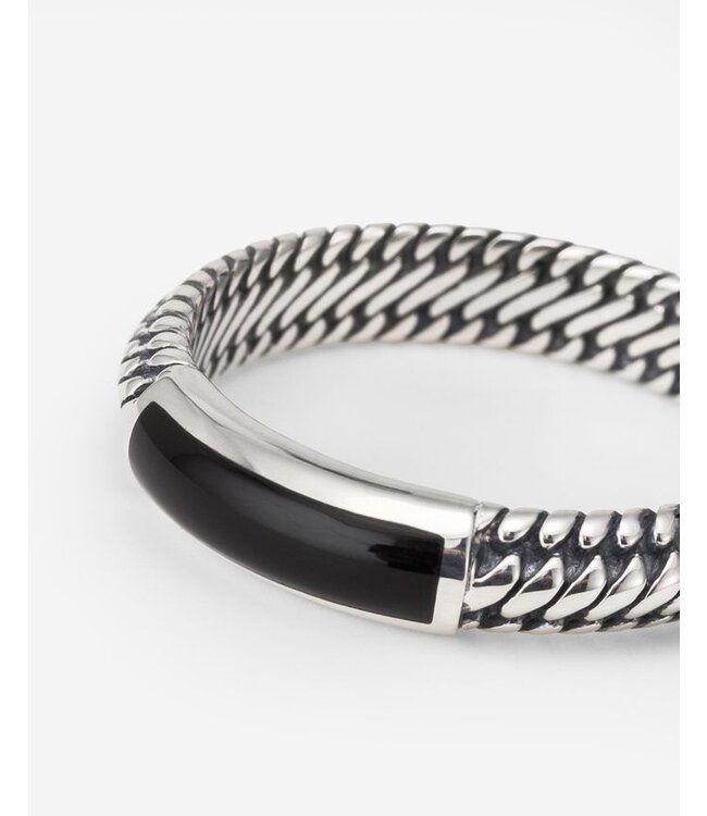 Buddha to Buddha Exklusives Ben Mini (Edel)steen Ring Silber Onyx aus 925er Sterlingsilber – Gratis Gravur