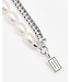 Buddha to Buddha Barbara Mini Pearl Necklace Silver