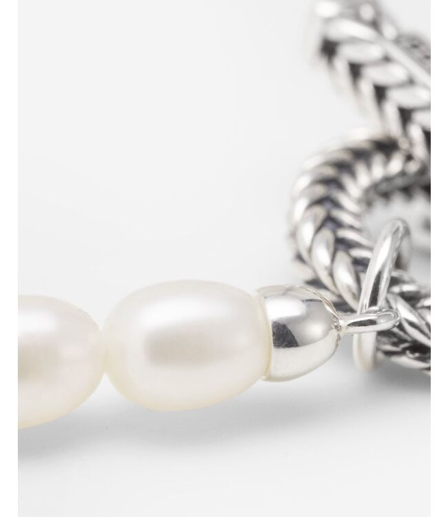 Buddha to Buddha Buddha to Buddha Barbara Mini Parel Ketting Zilver