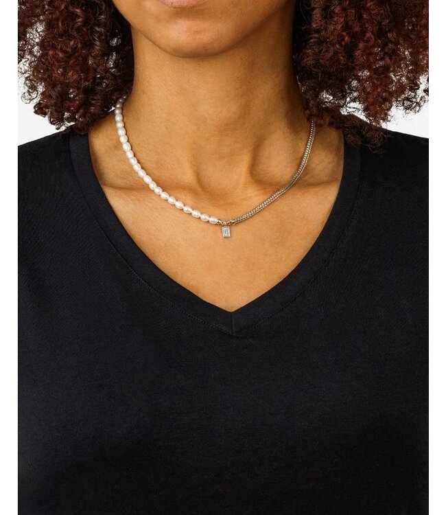 Buddha to Buddha Buddha to Buddha Barbara Mini Pearl Necklace Silver